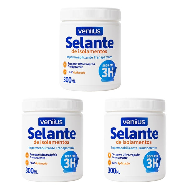 Kit de Selantes Impermeabilizantes Veniius para Infiltrações e Vazamentos