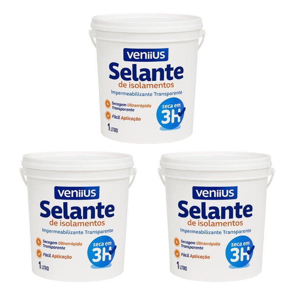 Kit de Selantes Impermeabilizantes Veniius para Infiltrações e Vazamentos