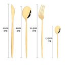 Kit de Talheres Slim em Aço Inoxidável Ferrazi