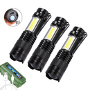 Lanterna Tática Recarregável USB  Super LED Zoom