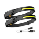  Lanterna de Cabeça Led Recarregável Impermeável Ferrazi  - Compre 1 Leve 2