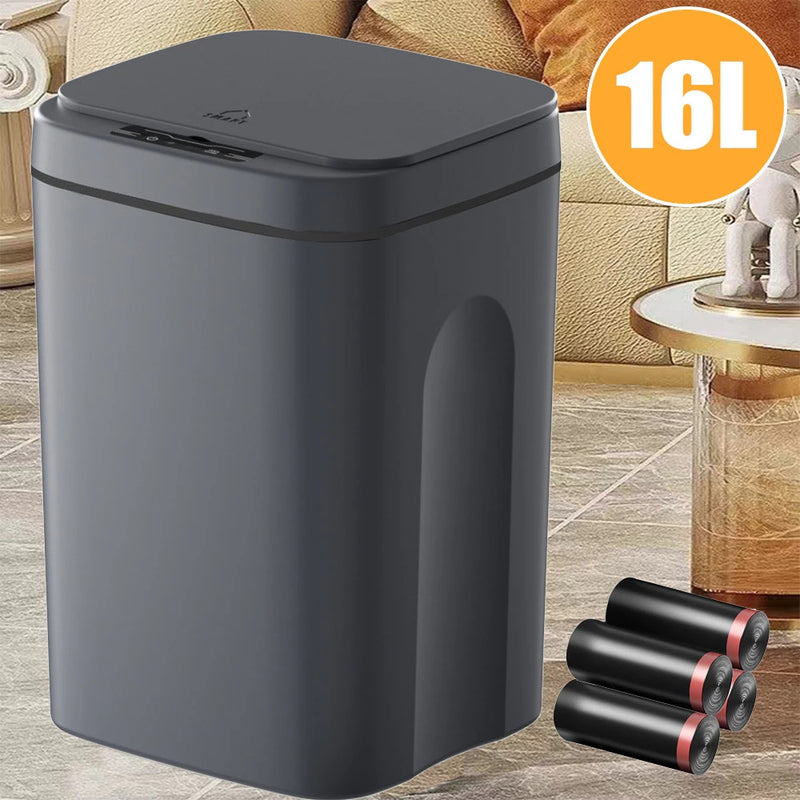 Lixeira Automática 12L16L com Sensor Inteligente e Recarga USB Ferrazi
