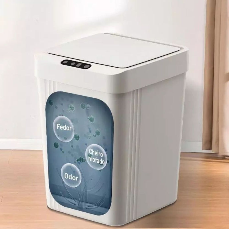 Lixeira Automática Inteligente 13 Litros com Sensor Ferrazi