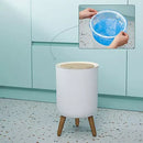 Lixeira Moderna com Tampa de Prensa - TouchTech