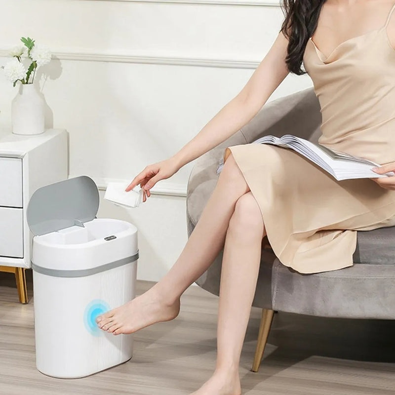 Lixeira Smart com Sensor Automático Inteligente 13L Ferrazi