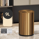 Lixeira para Banheiro Redonda em Aço Inoxidável Ferrazi