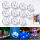 Luz LED Submersível RGB para Piscina com Controle Remoto Ferrazi