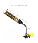 Maçarico com Tubo Duplo Portátil para Solda