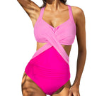 Maiô Feminino de Praia Transpassado com Decote Ferrazi