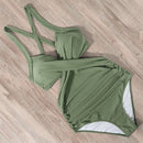 Maiô Feminino de Praia Transpassado com Decote Ferrazi