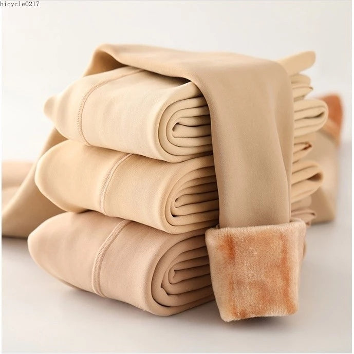Meia-Calça Feminina Térmica de Flanela com Cintura Alta Ferrazi
