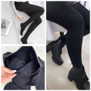 Meia-Calça Térmica de Inverno Flanelada com Pé e Cintura Alta Ferrazi