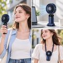 Mini Ventilador Portátil Dobrável Recarregável Ferrazi | 5 Velocidades 3 em 1