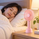 Mini Ventilador Portátil de Mão Recarregável Silencioso Ferrazi | 3 Velocidades