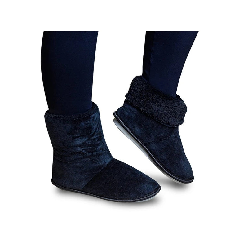 Pantufa Bota de Inverno Unissex Peluciada e Antiderrapante Ferrazi