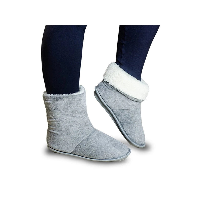 Pantufa Bota de Inverno Unissex Peluciada e Antiderrapante Ferrazi