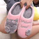 Pantufa Feminina Gato Peluciada para Inverno Antiderrapante Ferrazi