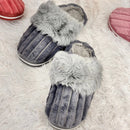 Pantufa Feminina de Inverno Pompom Antiderrapante Ferrazi