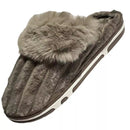 Pantufa Feminina de Inverno Pompom Antiderrapante Ferrazi