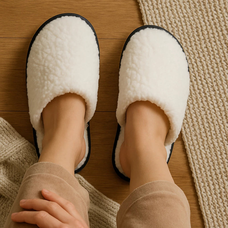 Pantufa Unissex de Inverno com Forro Térmico Antiderrapante Ferrazi