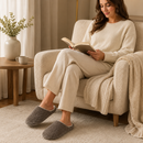 Pantufa Chinelo Unissex de Pelúcia Macia Antiderrapante para Inverno Ferrazi