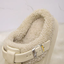 Pantufa Mule Feminina Peluciada Impermeável para Inverno Ferrazi