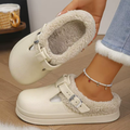 Pantufa Mule Feminina Peluciada Impermeável para Inverno Ferrazi