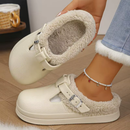 Pantufa Mule Feminina Peluciada Impermeável para Inverno Ferrazi