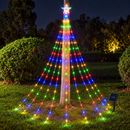 Pisca Pisca Solar com Estrela para Árvore de Natal Ferrazi 200 LEDs - 9 Fios de 2m