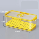 Pote Organizador de Geladeira Hermético com Marcador de Data