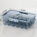 Pote Organizador de Geladeira Hermético com Marcador de Data