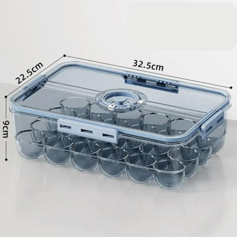 Pote Organizador de Geladeira Hermético com Marcador de Data