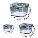 Pote Organizador de Geladeira Hermético com Marcador de Data