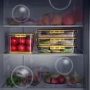 Pote Organizador de Geladeira Hermético com Marcador de Data