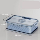 Pote Organizador de Geladeira Hermético com Marcador de Data