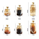 Pote de Vidro Hermético com Tampa de Coração Ferrazi