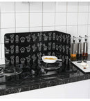 Protetor Contra Respingos de Óleo Dobrável de Alumínio