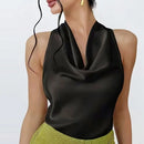 Regata Feminina Frente Única de Cetim Ferrazi