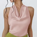 Regata Feminina Frente Única de Cetim Ferrazi