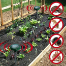 Repelente Ultrassônico Solar para Pragas de Jardim Impermeável