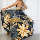 Saída de Praia Feminina Saia Envelope Estampada Ferrazi