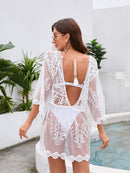 Saída de Praia Feminina de Renda Ferrazi