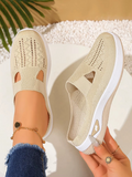Sapato Feminino Casual Slip On Leve e Respirável Ferrazi