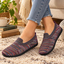 Sapato Feminino Casual Boho Listrado em Malha Respirável Ferrazi
