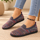 Sapato Feminino Casual Boho Listrado em Malha Respirável Ferrazi