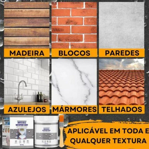 Selante 1 Litro Impermeabilizante para Infiltrações em Grandes Superfícies Ferrazi