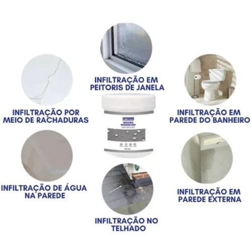 Selante Impermeabilizante Isodex 3,6L para Infiltrações e Vazamentos Ferrazi