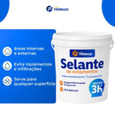 Selante Impermeável para Vedação contra Infiltração e Vazamento Ferrazi