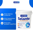Selante Impermeabilizante para Infiltrações e Vazamentos 3,6 Litros Veniius
