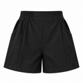 Short Feminino de Linho com Forro Cintura Alta e Elástico Ferrazi
